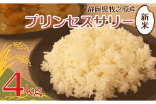 プリンセスサリー 4kg 米 お米 こめ コメ 白米 精米 新米 ご飯 ごはん おいしい 日用品 国産 エムスクエア・ラボ 静岡県 牧之原市