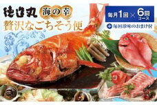 （冷凍） 贅沢なごちそう定期便 毎月1回×6回コース＋毎回人気の珍味付き G010 ／ 徳造丸 金目鯛 海の幸 海鮮 静岡県 東伊豆町
