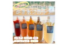 【TVで紹介されました！】【地元で大人気の店】かき氷専門店がつくるかき氷シロップ　５本セット　1317 / かき氷専門店 キッチン ZEN かき氷シロップ 静岡県 東伊豆町