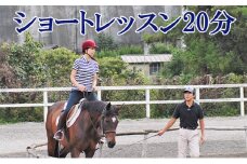 天城ホースビレッジ 施設利用券 ショートレッスン20分 [№5227-0007]