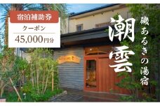 伊豆河津浜 磯あるきの湯宿 潮雲 45,000円宿泊補助券 [№5227-0387]
