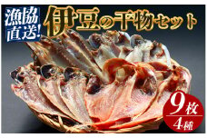 漁協直送 伊豆の干物 詰め合わせ【 干物 ひもの 干物詰め合わせ お歳暮 静岡県産 伊豆 魚介類 アジ 金目鯛 かます しず 冷凍 美味しい 人気 ランキング オススメ 】　<AM-2>