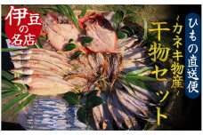 ひもの詰め合わせセット④　【 干物 ひもの セット 詰め合わせ 静岡県産 伊豆 魚介類 アジ 金目鯛 キンメ  きびなご みりん かます 冷凍 人気 おすすめ 】　<J-2>