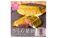 梅月園 さくら葉餅 8個入