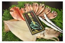 藤文の「西風ひものセット」 さんま サンマ 秋刀魚 さんまはりこ 鯵 あじ いか 金目鯛 干物 一夜干し 西伊豆 伊豆 ギフト お歳暮 お中元