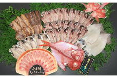 藤文の「豪快たっぷりセット」 金目鯛 きんめ あじ 鯵 えぼ鯛 さば 鯖 さんま 秋刀魚 サンマ いか 干物 ひもの しゃぶしゃぶ みりん干し 冷凍 西伊豆 伊豆 ギフト お歳暮 お中元