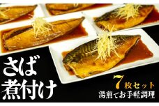 藤文の「さば煮付セット」 鯖 さば 干物 ひもの 半身 煮付 小分け 個包装 時短 湯煎 冷凍 西伊豆 伊豆 ギフト お歳暮 お中元