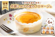 ＜チーズケーキ＞函南ブランド認定品!素材にこだわった「丹那ミルクの里のフロマージュ」 6個入り【1481580】