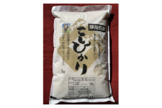 令和6年産　静岡県産　コシヒカリ　精米5kg【1575518】