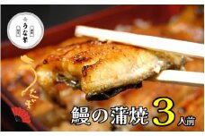 蒲焼割烹うな繁　うなぎ蒲焼真空パック３人前
