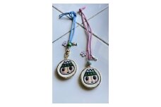 色が選べる！！ゆうすいくん×シトラスリボン刺繍両面キーホルダー