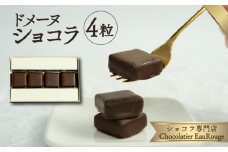 ドメーヌ ショコラ 4粒入り チョコレート カカオ 豆 冷凍 母の日 贈答 ギフト プレゼント バレンタイン チョコ クリスマス 静岡県 長泉町
