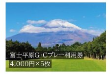 L25富士平原Ｇ・Ｃプレー利用券　５枚