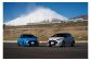富士山と車両