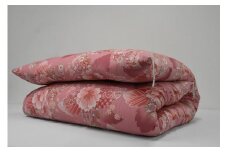 L39綿混わた入手づくり敷ふとん　色ピンク系　柄おまかせ