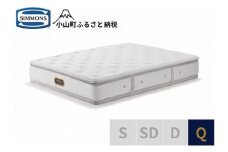 BB45【シモンズ】クィーンマットレス　ニューフィットピロートッププレミアム　AA21211