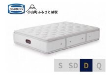 BQ19【シモンズ】ダブルマットレス　カスタムロイヤルニューフィット　AA21011