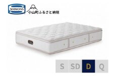 BQ18【シモンズ】ダブルマットレス　カスタムロイヤル　AA21021