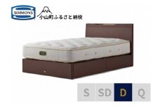 BU9【シモンズ】ケンドリック　引出付/エグゼクティブ　ダーク色　D