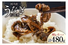 うなぎ 佃煮 国産 うなぎ肝佃煮 80g ×6パック 計480g [静岡鰻販売 静岡県 吉田町 22424326] 鰻 ウナギ 肝 きも キモ 真空パック つまみ 酒の肴 惣菜 おかず ご飯のお供 冷凍 レビューキャンペーン