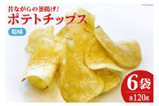 ポテトチップス 松浦食品ポテトチップス塩味 120g×6袋 詰め合わせ [静岡伊勢丹(松浦食品) 静岡県 吉田町 22424273] 小袋 個包装 小分け セット ポテト ポテチ ポテトチップ スナック