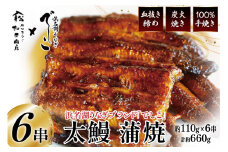 ブランド鰻【でしこ】 うなぎ 国産 静岡 太鰻 蒲焼 太串 110g 6串 計660g [ヤママツ村田商店 静岡県 吉田町 22424604-a] 鰻 ウナギ unagi 蒲焼き 鰻蒲焼き 雌鰻 雌 メス でしこ 養鰻 静岡県産 真空パック 冷凍