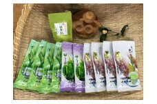 32-2 お茶 茶葉 静岡 煎茶 飴 セット / 川根本町産 川根銘茶10本・川根茶飴セット