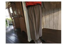 36-2 川根茶染　サルエルパンツ