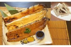 うなぎ割烹 一愼　手焼きうなぎ　ビック三種と骨せんべいセット