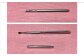 ブロウブラシ／　全長１４６mm　　毛丈６～４mm、リップブラシ／　全長１０４／１７３mm　　毛丈９mm