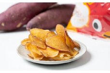 道の駅とよはしのオリジナルブランドさつまいも「うずらいもチップス（１２０g×６袋）」