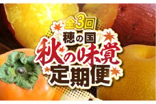 穂の国 秋の味覚 定期便 全3回 梨 柿 焼き芋 和梨 なし 次郎柿 サツマイモ さつまいも 冷凍 簡単調理 旬 フルーツ 先行予約