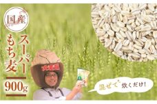 豊橋産スーパーもち麦　おためし900g