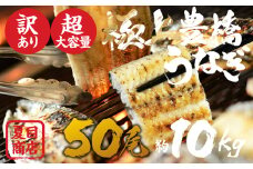 豊橋うなぎ 大容量 50尾 業務用 長白焼 夏目商店 蒲焼 国産 国産うなぎ 蒲焼 長焼 ウナギ