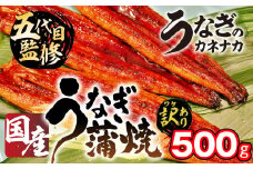 訳あり 国産 うなぎ 500g 蒲焼 うなぎ 愛知県
