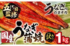 訳あり 国産 うなぎ 1kg 蒲焼 うなぎ 愛知県