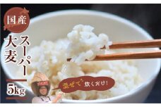 国産スーパー 大麦 毎日食べたいたっぷり 5kg