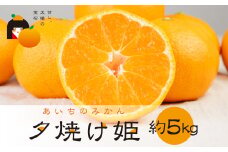 ≪年内お届け！≫こだわり蜜柑 夕焼け姫 厳選ﾌﾟﾚﾐｱﾑ ﾚｷﾞｭﾗｰ箱 約5kg　マルカワ園芸