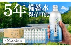 災害備蓄用飲料水「とよっすい」490ml × 24本 備蓄水 水 お水 みず 国産 災害 防災 美味しい アルミ缶 缶 備え 災害用 備蓄用 5年保存 長期保存 保存水 5年保存水 防災グッズ ボトル缶 避難 愛知県 豊橋市 10000円 1万円