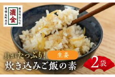 濱金商店 炊込みご飯の素 『生姜』2袋 2合用