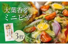 豊橋大葉のええじゃないかピザ 豊橋産 大葉ミニピザ 冷凍ピザ 国産小麦 米粉 チーズ 手作り 惣菜 国産野菜 個包装 簡単調理 おつまみ 軽食 ギフト 贈答 冷凍食品