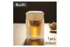 ＜RayES/レイエス＞ダブルウォールグラス　RDS-002bf　300ml　フロスト【1272215】