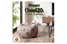 ハナロロのビーズクッション Disney オニオン80L ふしぎの国のアリス カバーセット モカ【1361381】