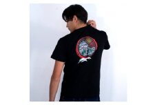 岡崎市 マンホールTシャツ 黒 Lサイズ【1473532】