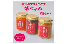 三河果実の葵ジャム140g3種セット【1575502】