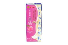 ひとつ上の豆乳　豆乳飲料　白桃　200ml×24本【1617342】