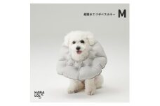 ＜ハナロロ＞エリザベスカラー M(アッシュグレー)【1645429】