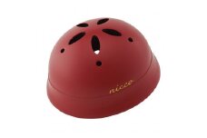 [20-46-1] ベビー用自転車ヘルメットniccoマットレッド