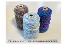 [30-29-2] 毛糸色々お楽しみ詰め合わせ（かすり）Bセット　海