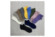 [10-85-2]お色お任せ　尾州産ウール靴下　3足セット　２５～２７cm